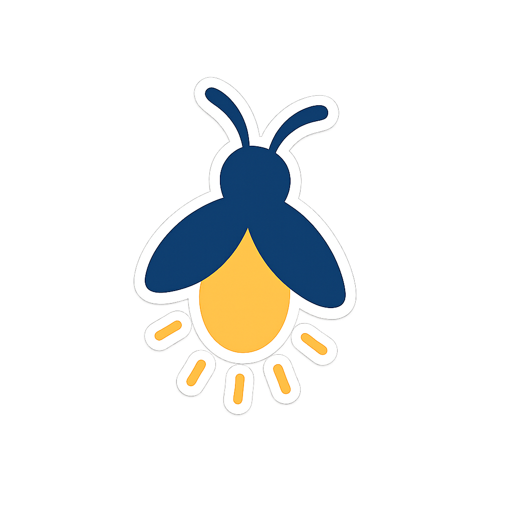 Lucciola Glühwürmchen-Logo